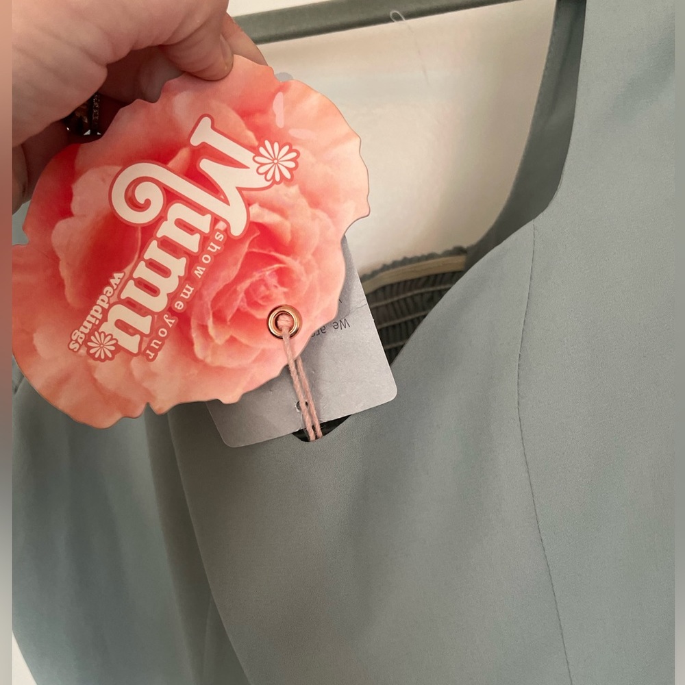 Marie Maxi Dress - Silver Sage Crisp - Show Me Your Mumu - Picture 5 of 6